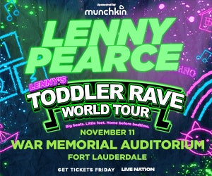 More Info for LENNY PEARCE - TODDLER RAVE WORLD TOUR