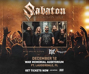 More Info for RESCHEDULED - Sabaton: Legends On Tour