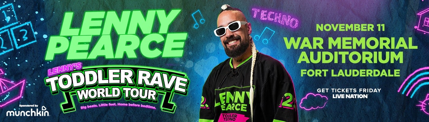 LENNY PEARCE - TODDLER RAVE WORLD TOUR